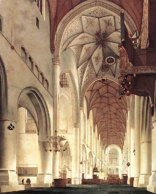 Pieter Jansz Saenredam Interior of the Church of St Bavo in Haarlem Spain oil painting art